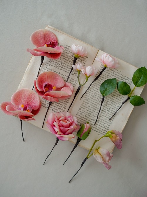 〈完成品販売ヘッドパーツ〉Ran pink head parts