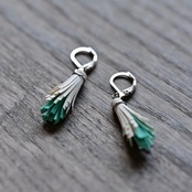 ARABUNA KEI ピアス タッセル シルバー/ARABUNA KEI Earrings Tussel Silver