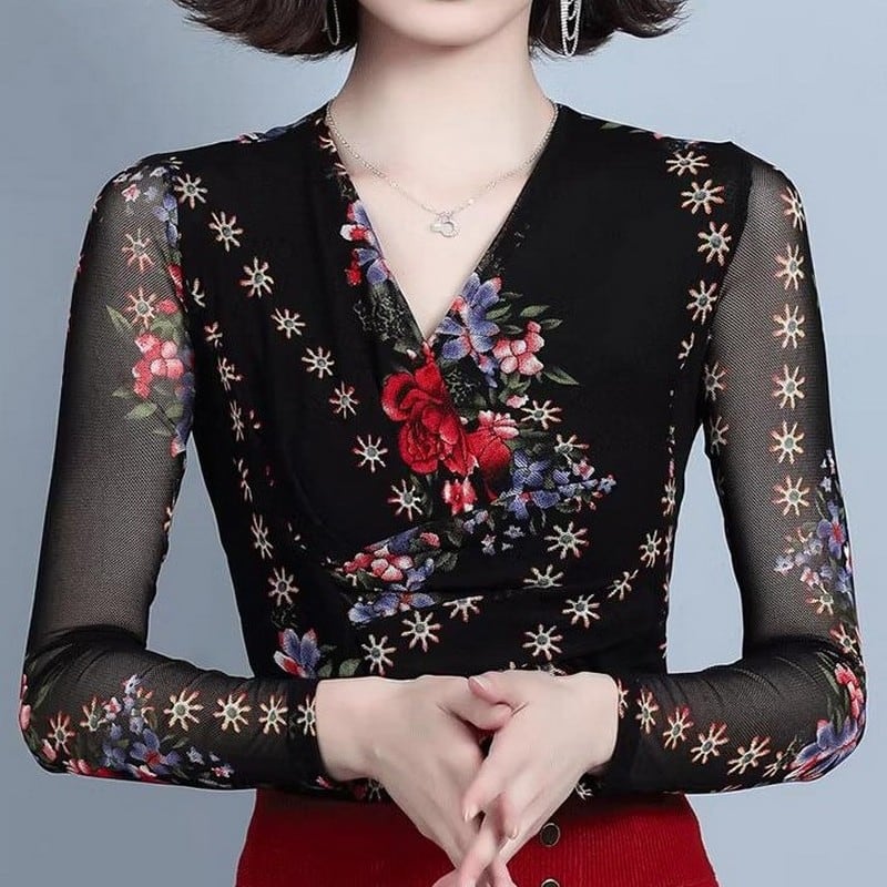 フラワーデザイン シアーメッシュ ダンストップス(5XLまで) ds0314