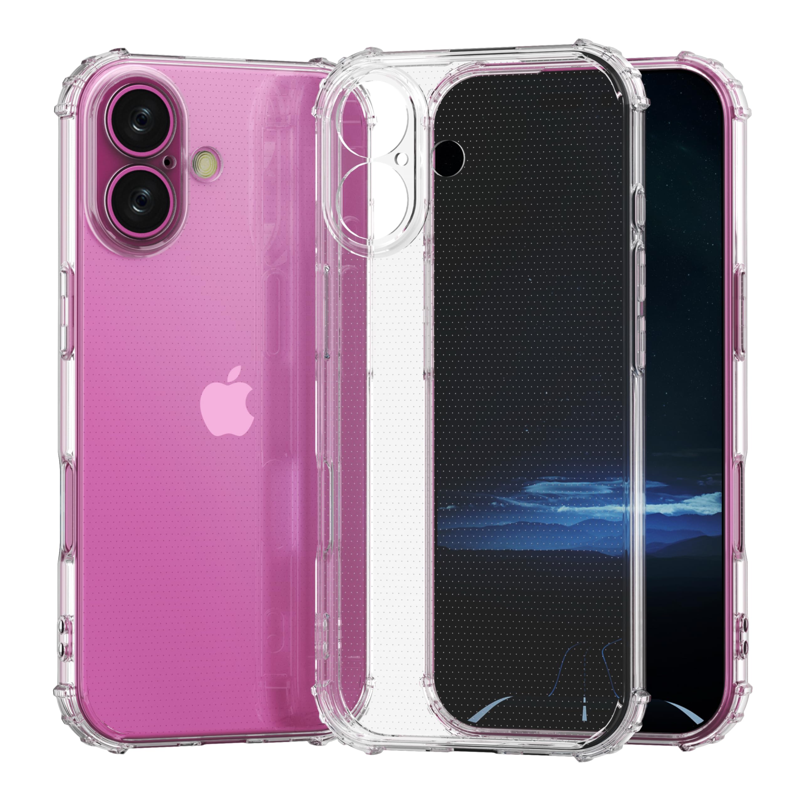 BENEFIQ for iPhone 17 ケース クリア 耐衝撃 米軍MIL規格取得 透明 ソフト カバー