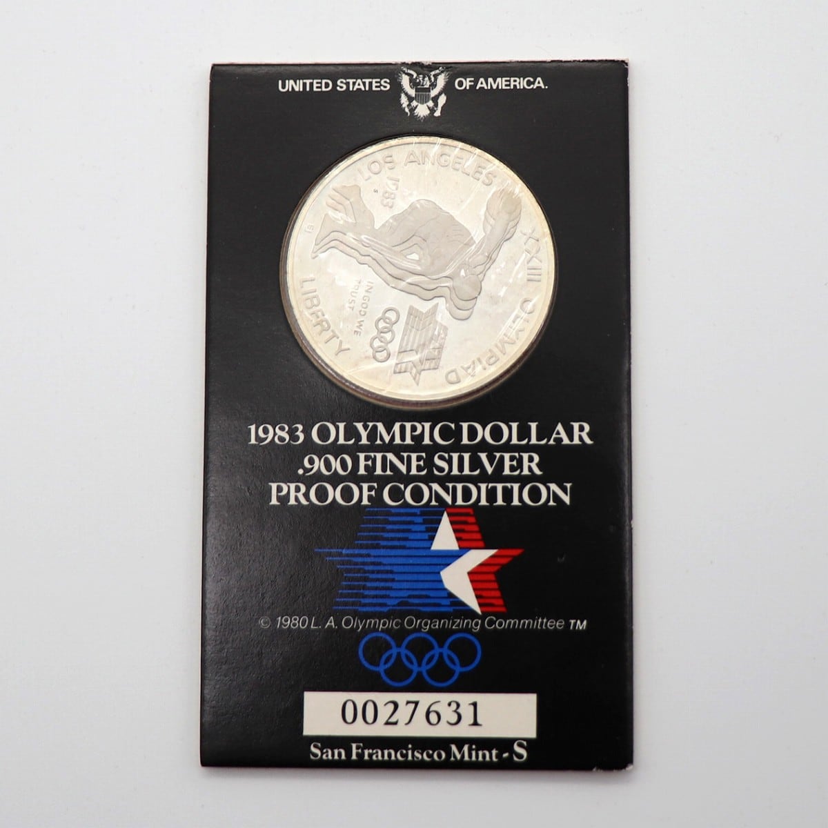 1983 ロサンゼルスオリンピック アメリカ合衆国 1983 1ドル銀貨 ロサンゼルス・オリンピック記念