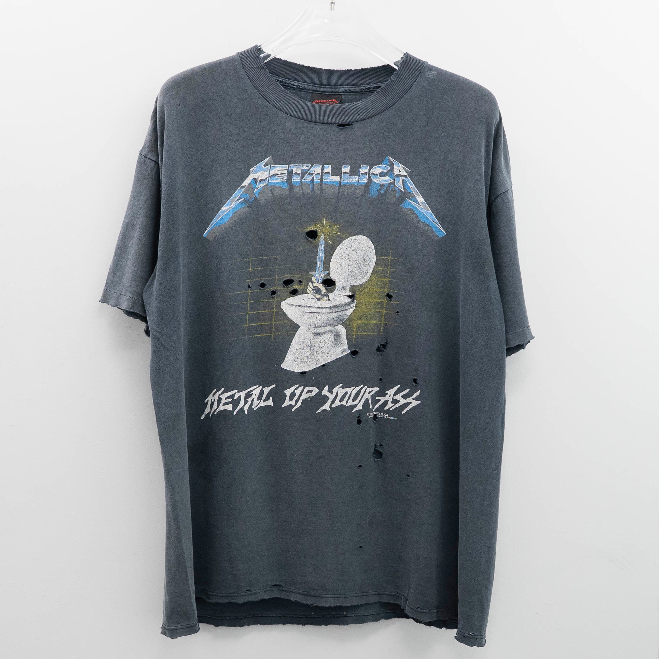 Metallica " Metal Up Your Ass " Original Tag XL 【A6-377】