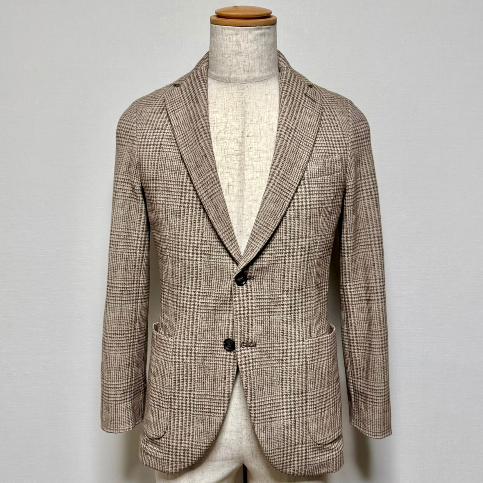 CIRCOLO 1901 グレンチェック コットン ジャージージャケット