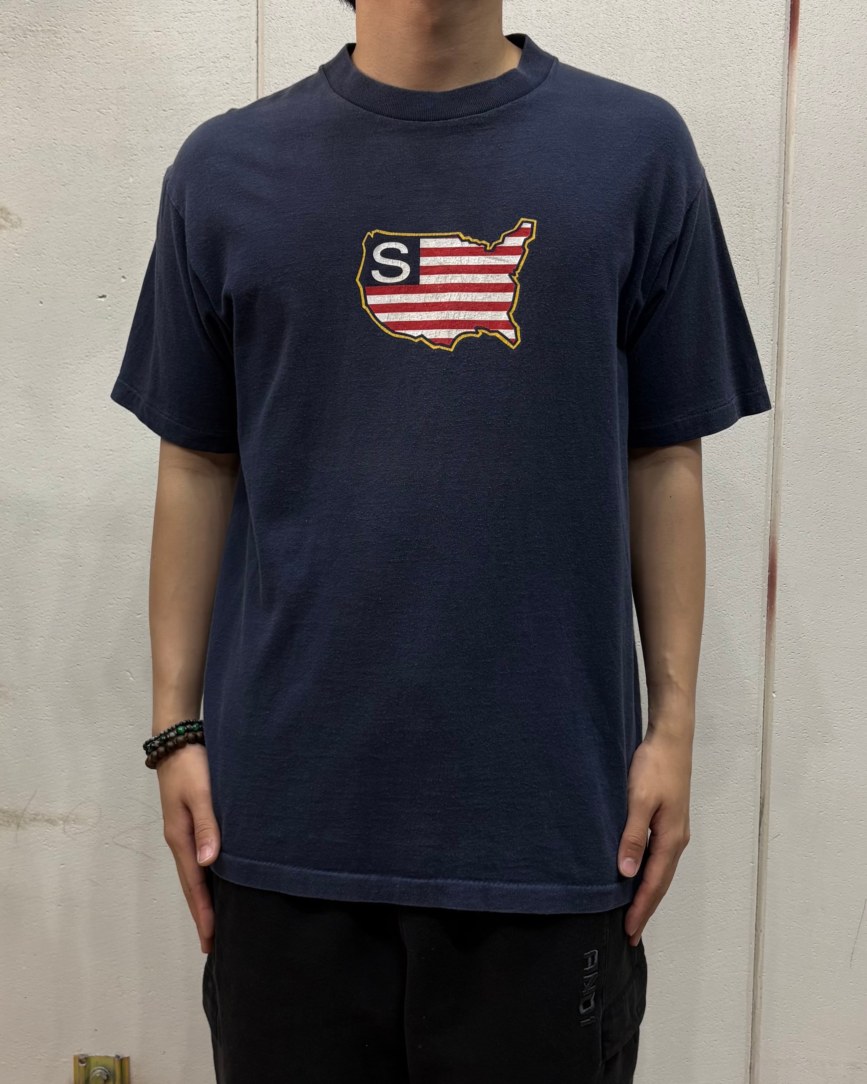 80's~90's old stussy “Surf Skull” Design Tee “黒タグ” “サーフ