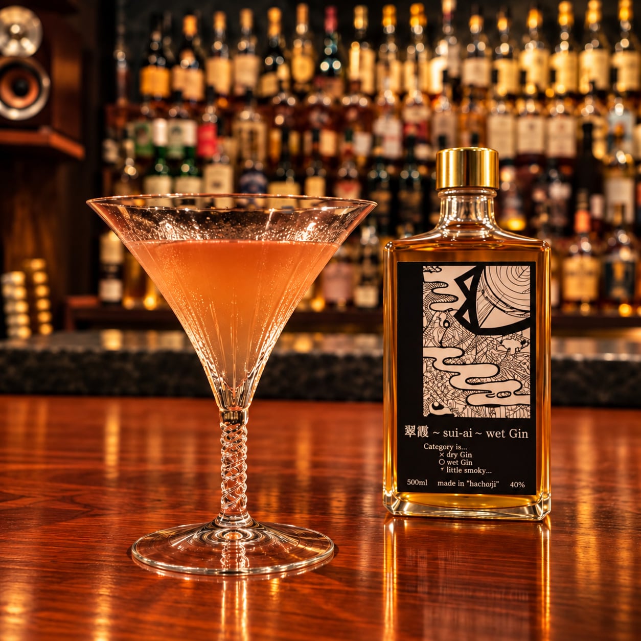 翠靄~sui-ai~wet Gin 40% 500ml | 八王子craft liqueur