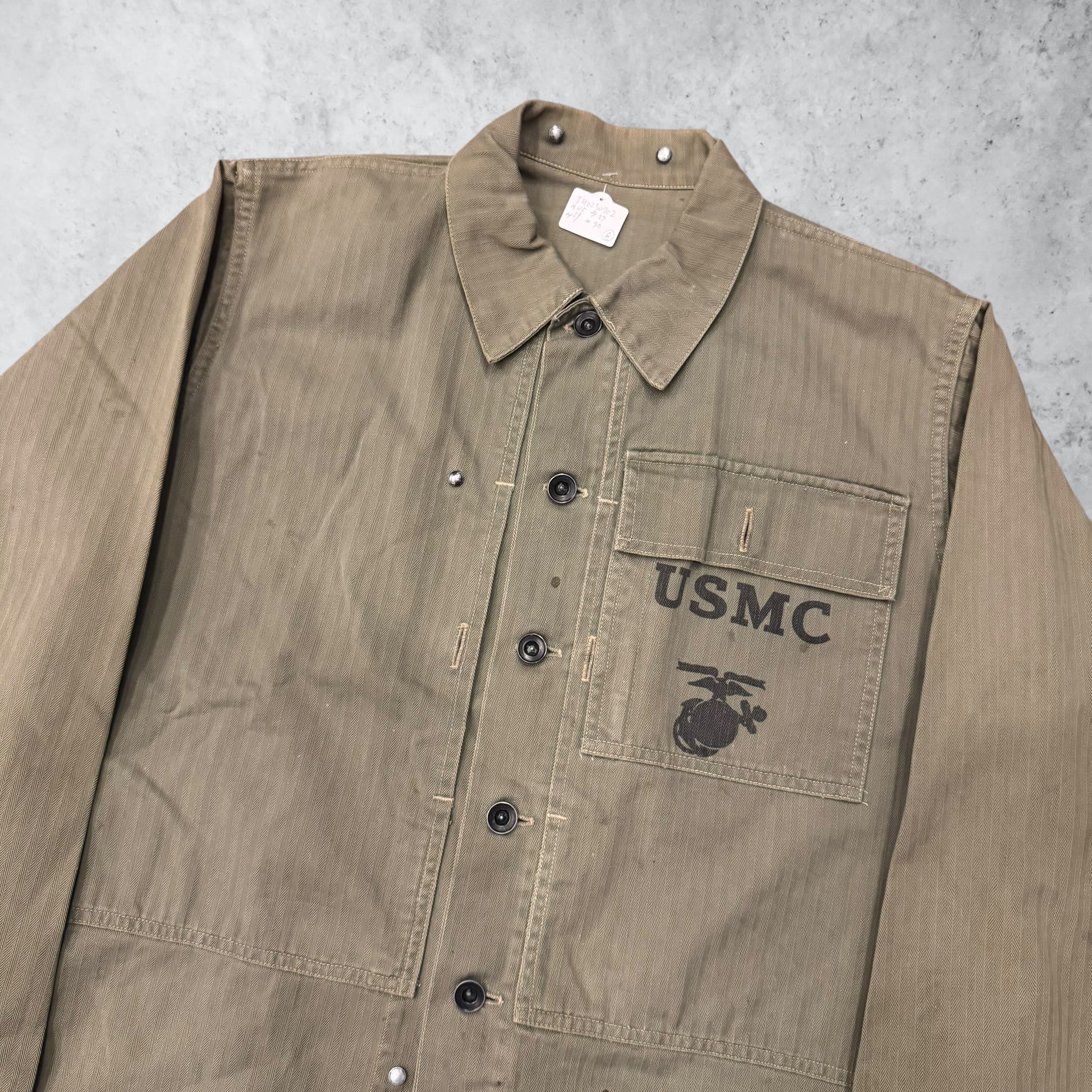 名作】40's U.S.M.C P-44 HBT Jacket | spike osu