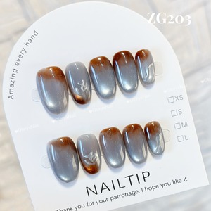 ZG203  ネイルチップ　サイズXS/S/M/L