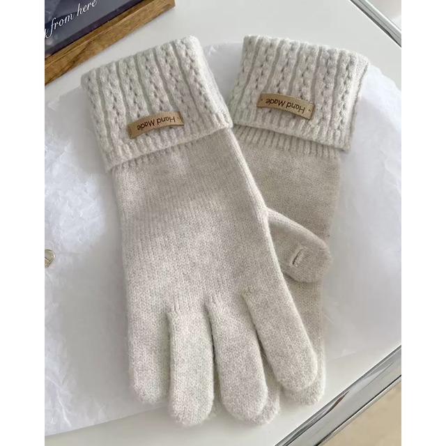 【タッチスクリーン穴あき手袋】P02447