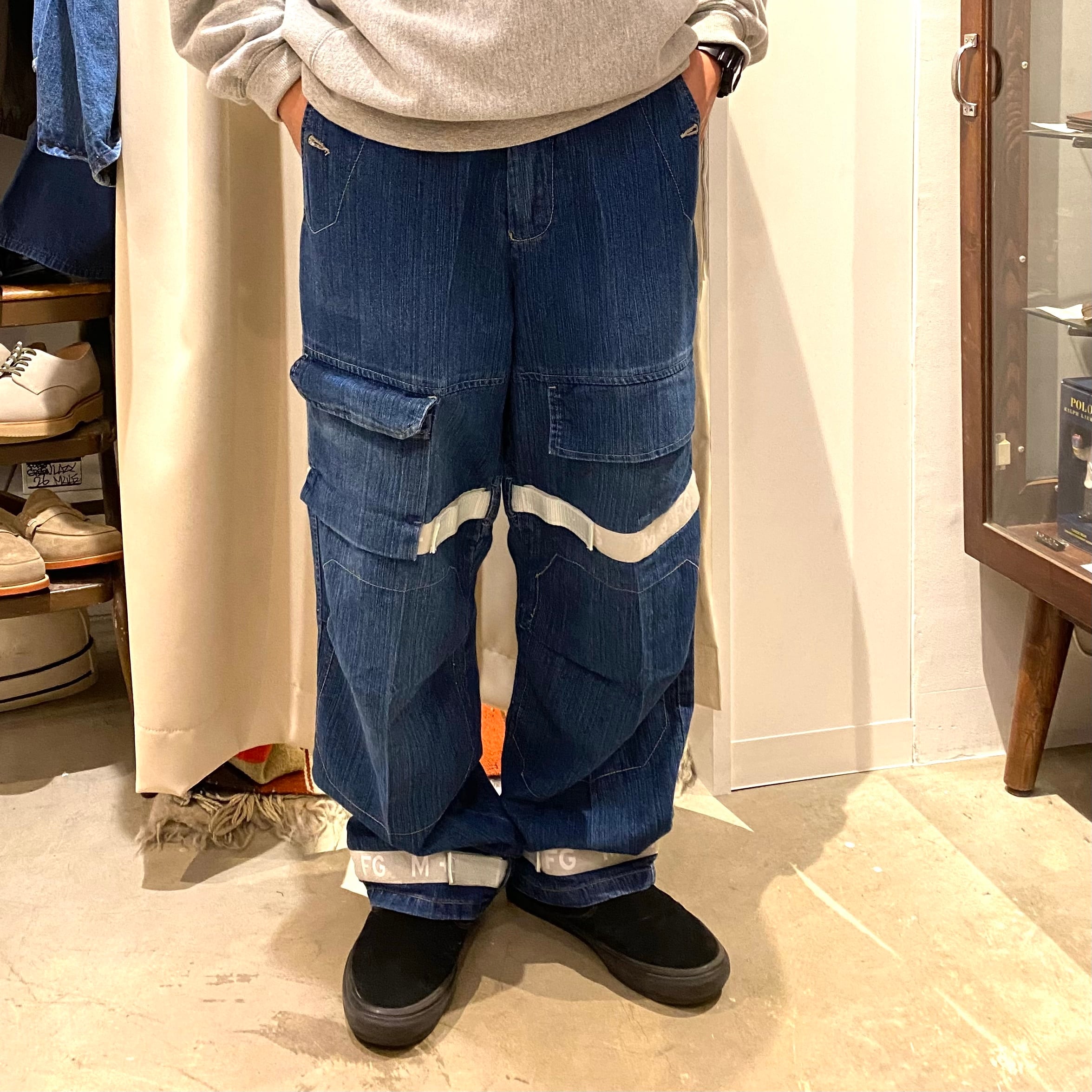 90's Marithe Francois Girbaud Shuttle Denim Pants W32 / マリテフランソワジルボー  シャトルパンツ デニム 古着