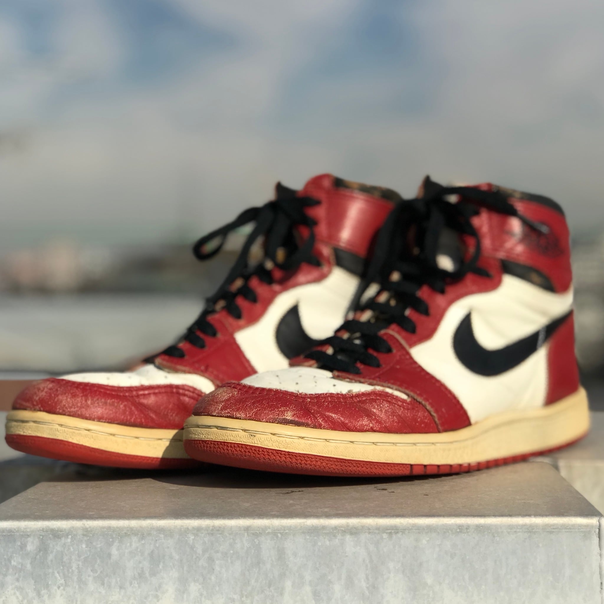 箱付き　AIR JORDAN 1st CHICAGO 28cm custom品