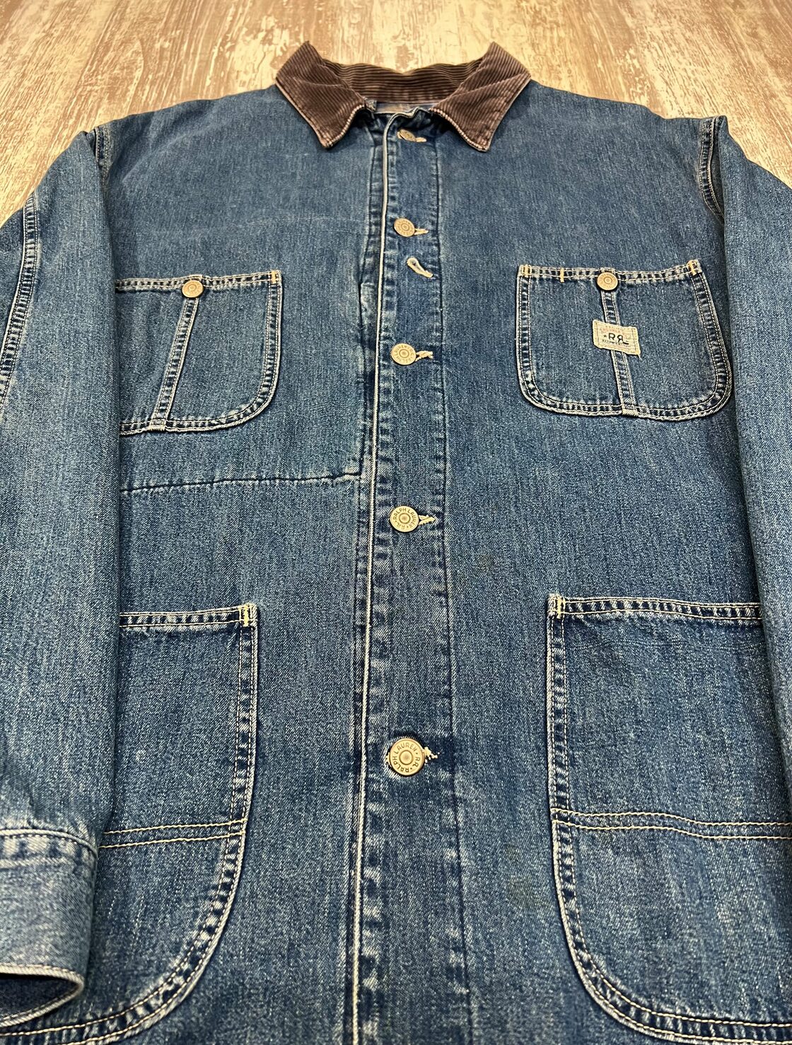 1990年代 RRL 初期 三ツ星タグ デニムカバーオール | Pay ID 