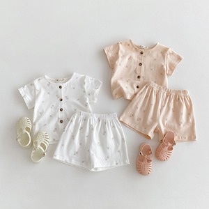 【BABY&KID】夏新作小花柄セットアップ