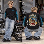 龍神 L/S TｰShirt (Black)