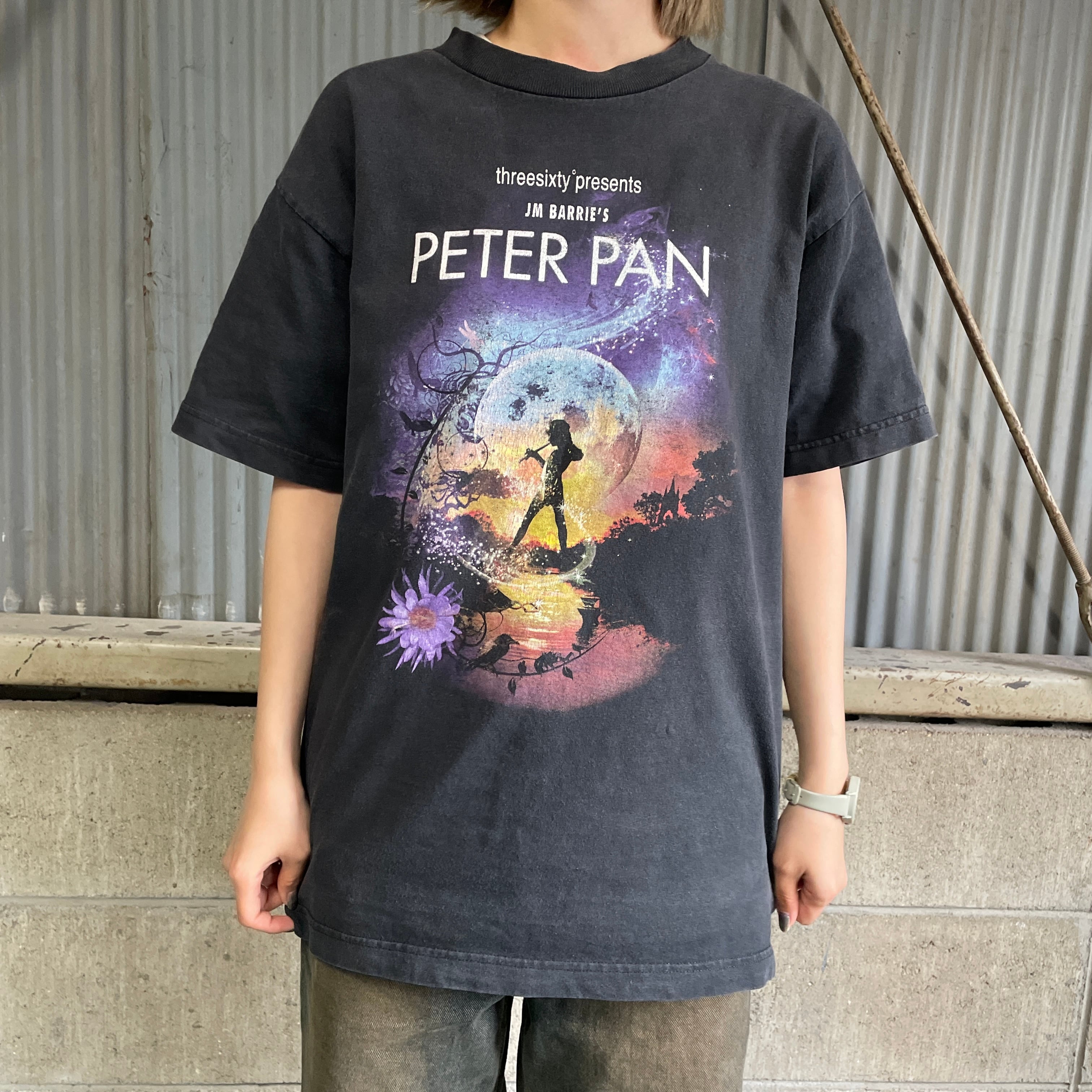 PETER PAN 360° JIM BARRIE ピーターパン ミュージカル ロゴプリントT ...