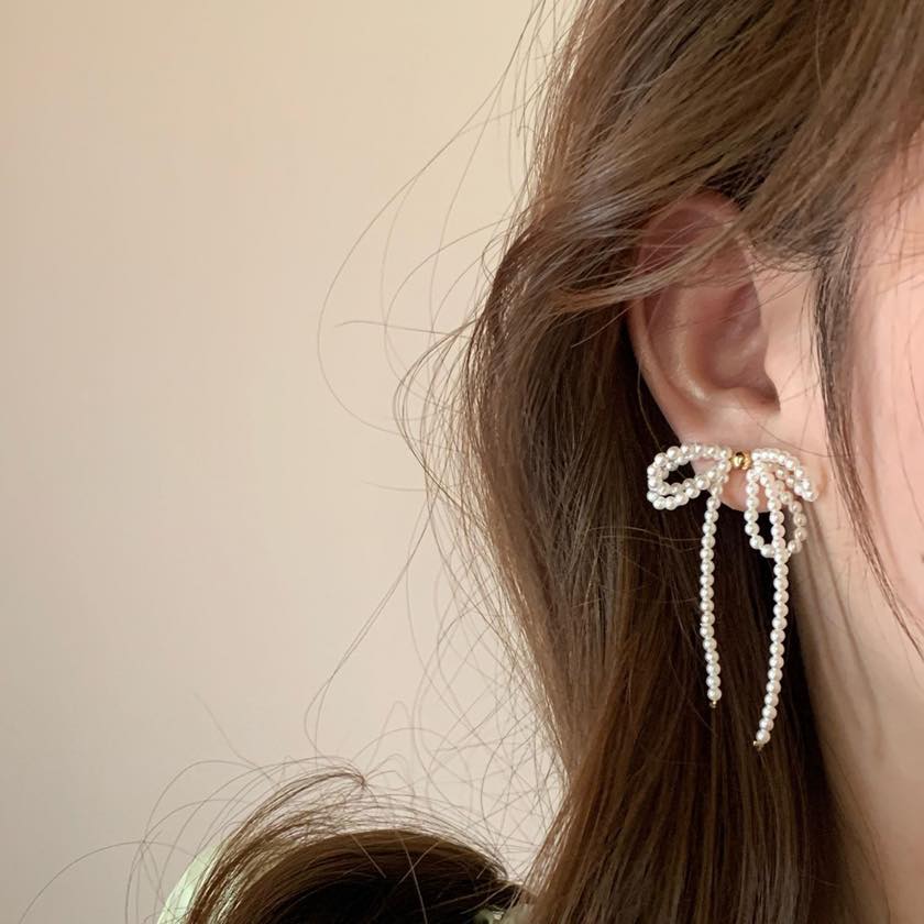 pearl ribbon piercing m0169