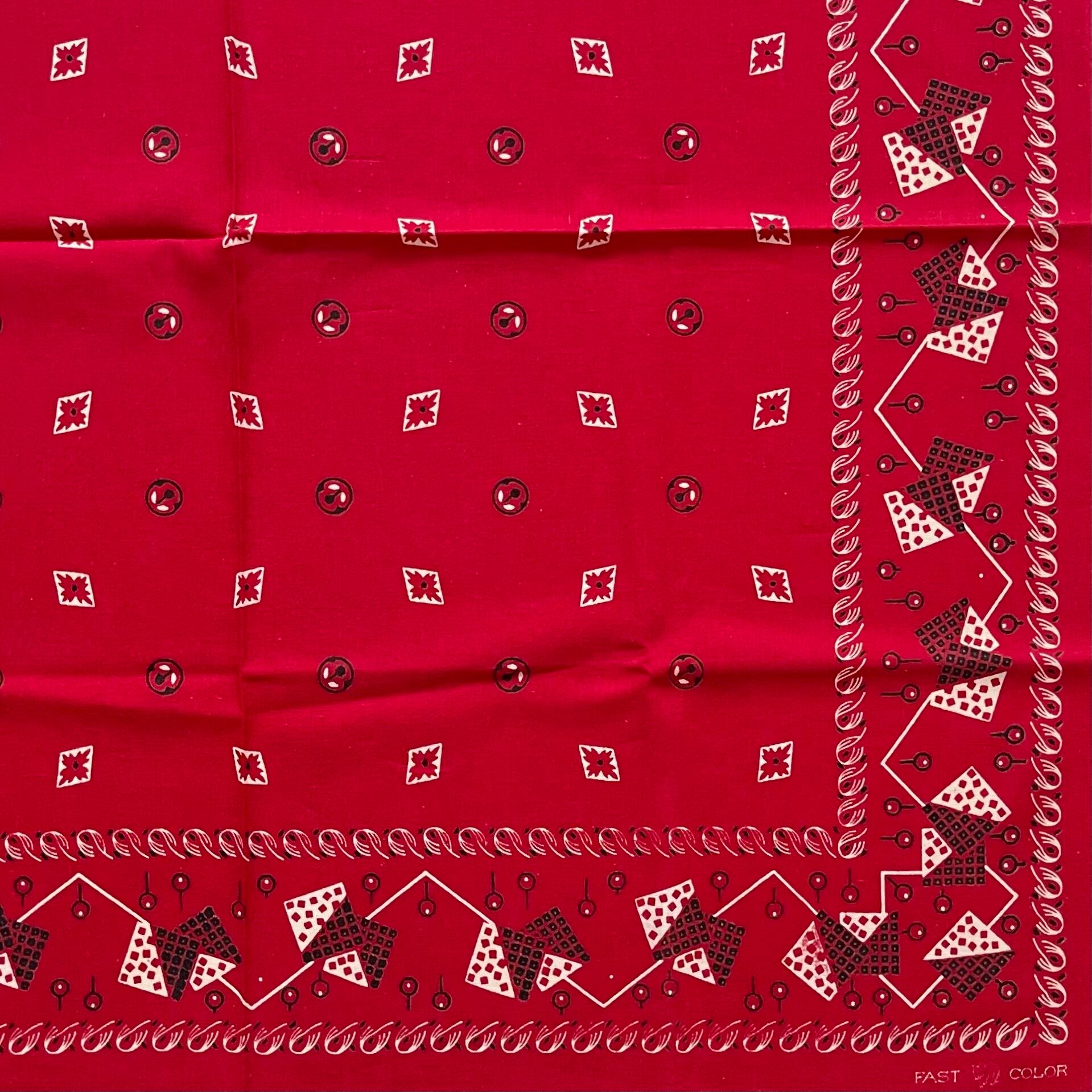 【Special】30~40s Elephantbrand DICE柄 ヴィンテージ バンダナ