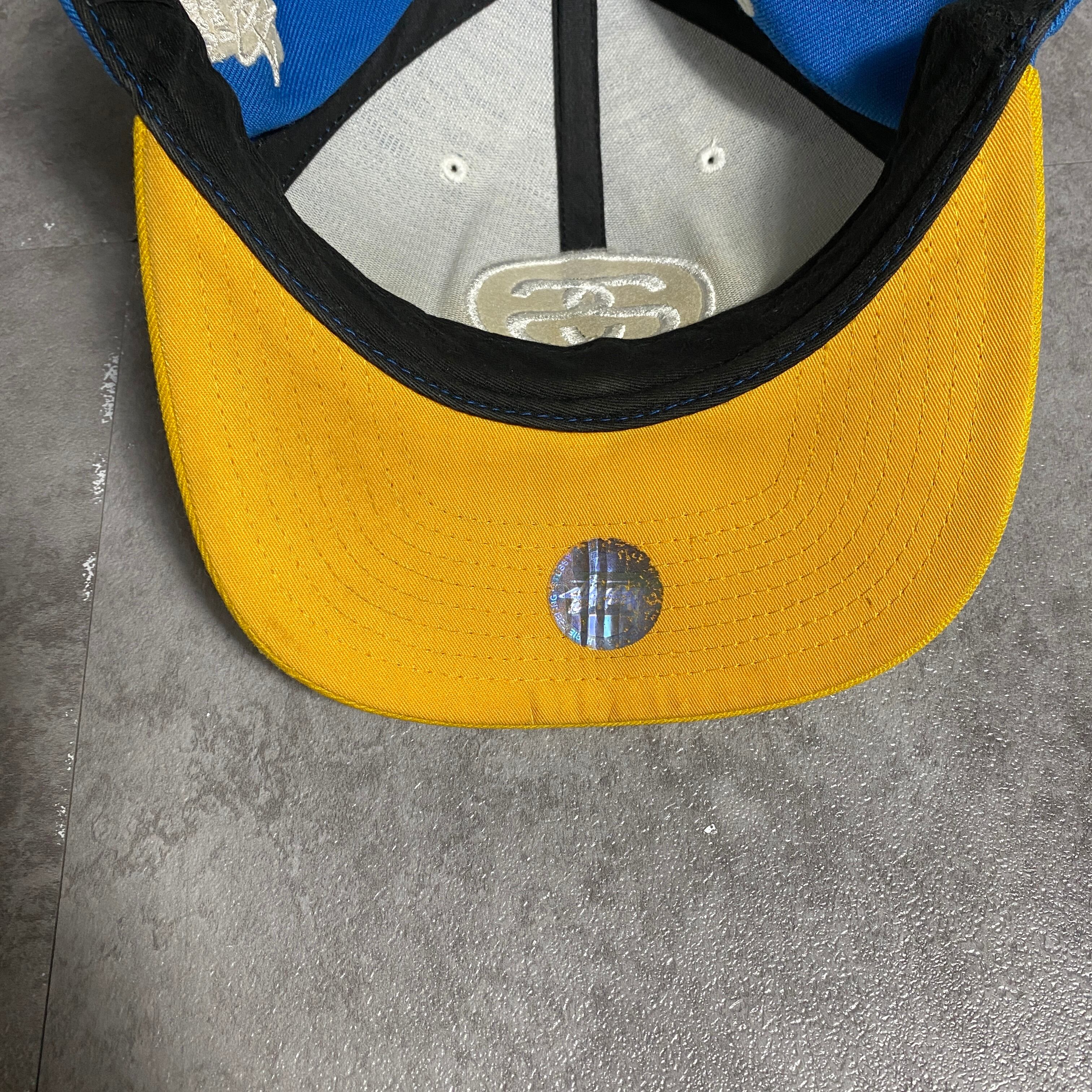 stussy ステューシー SSリンク ワールドツアー 刺繍ロゴ スナップ