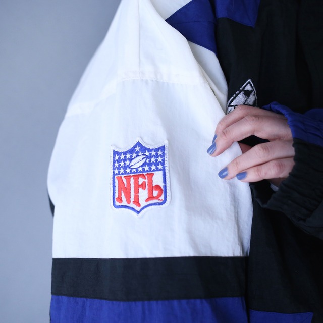"NFL" Dallas Cowboys loose silhouette nylon blouson