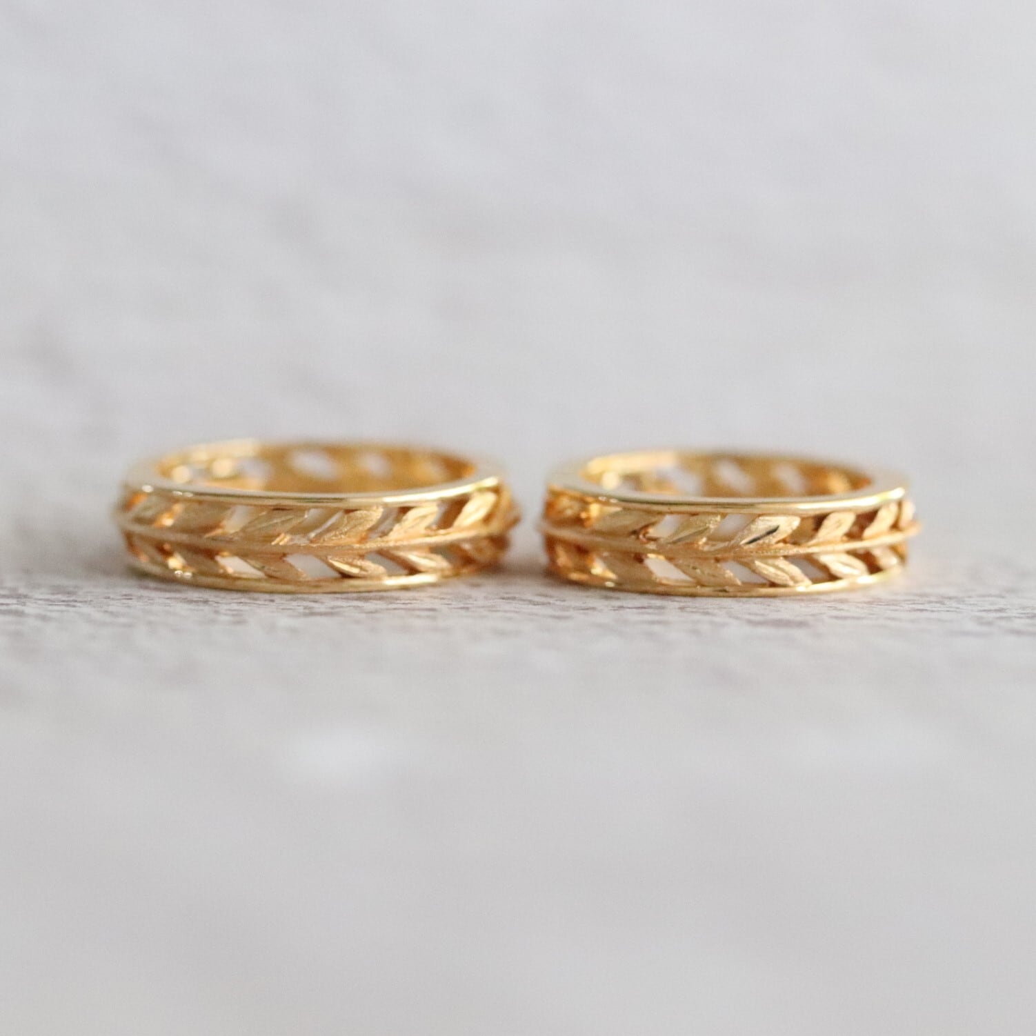 結婚指輪】月桂樹の葉 _K18YG | Somm Jewelry【ソムジュエリー】