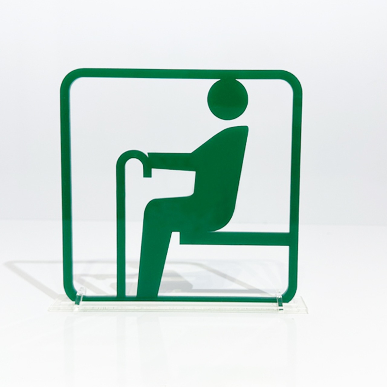 ツケレルン（3Wayピクトサイン）軽量 アクリル 突き出し 看板 （優先席サイン）3way-0041 - 5