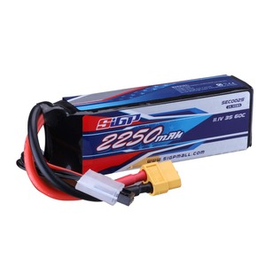 【特価処分】SIGP 3S 11.1V RCリポバッテリー60C 2250mAh XT60プラグ付きRC飛行機クワッドコプターヘリコプタードローンFPVレーシングホビー