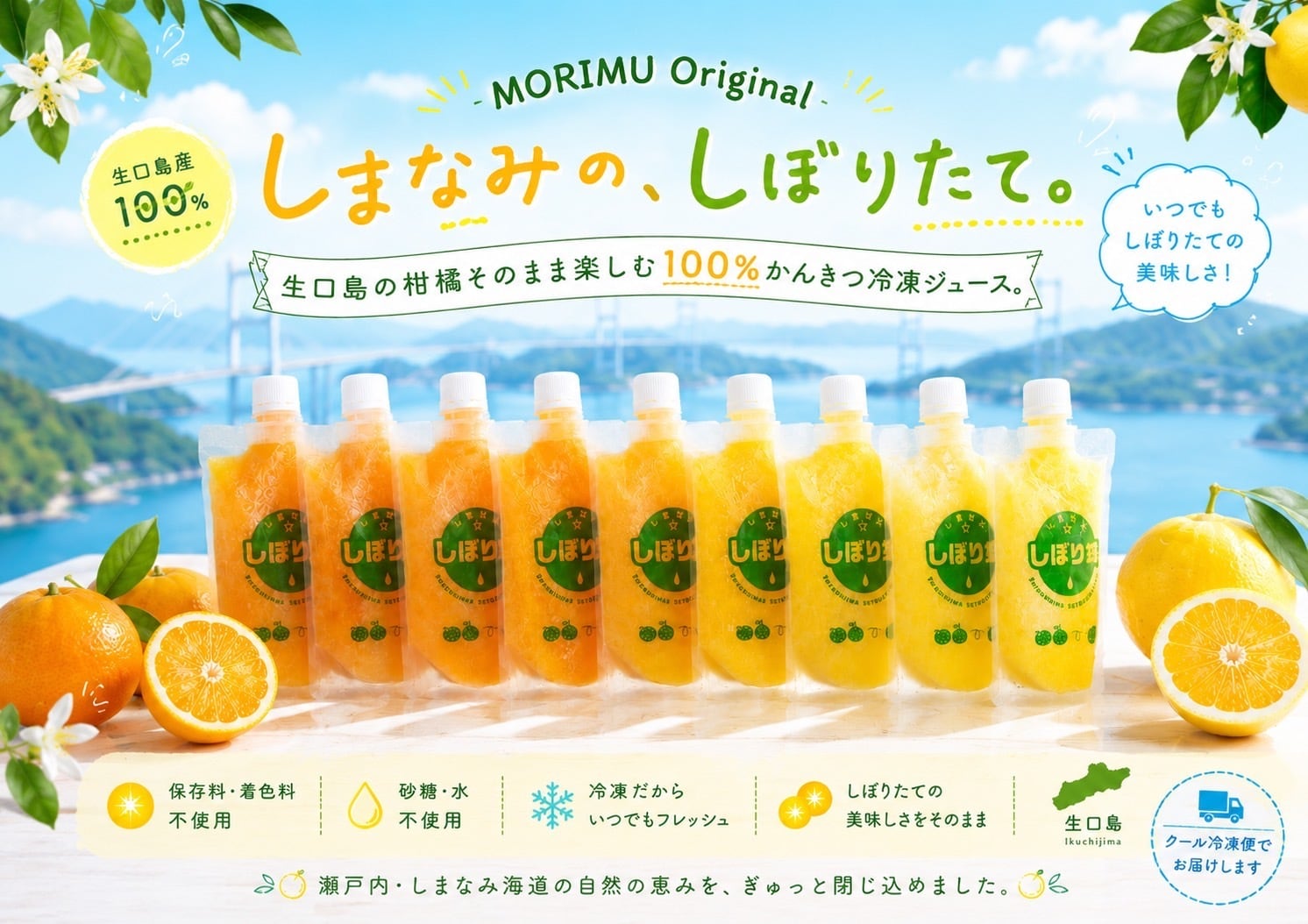 冷凍ジュース 10本セット | 島の駅しまなみ1 ONLINE SHOP