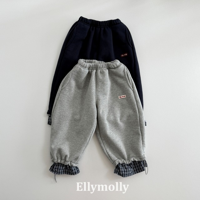 【取寄】elly molly｜hershey color block pants｜ハーシー配色パンツ｜5-15｜kids&jr｜26 autumn