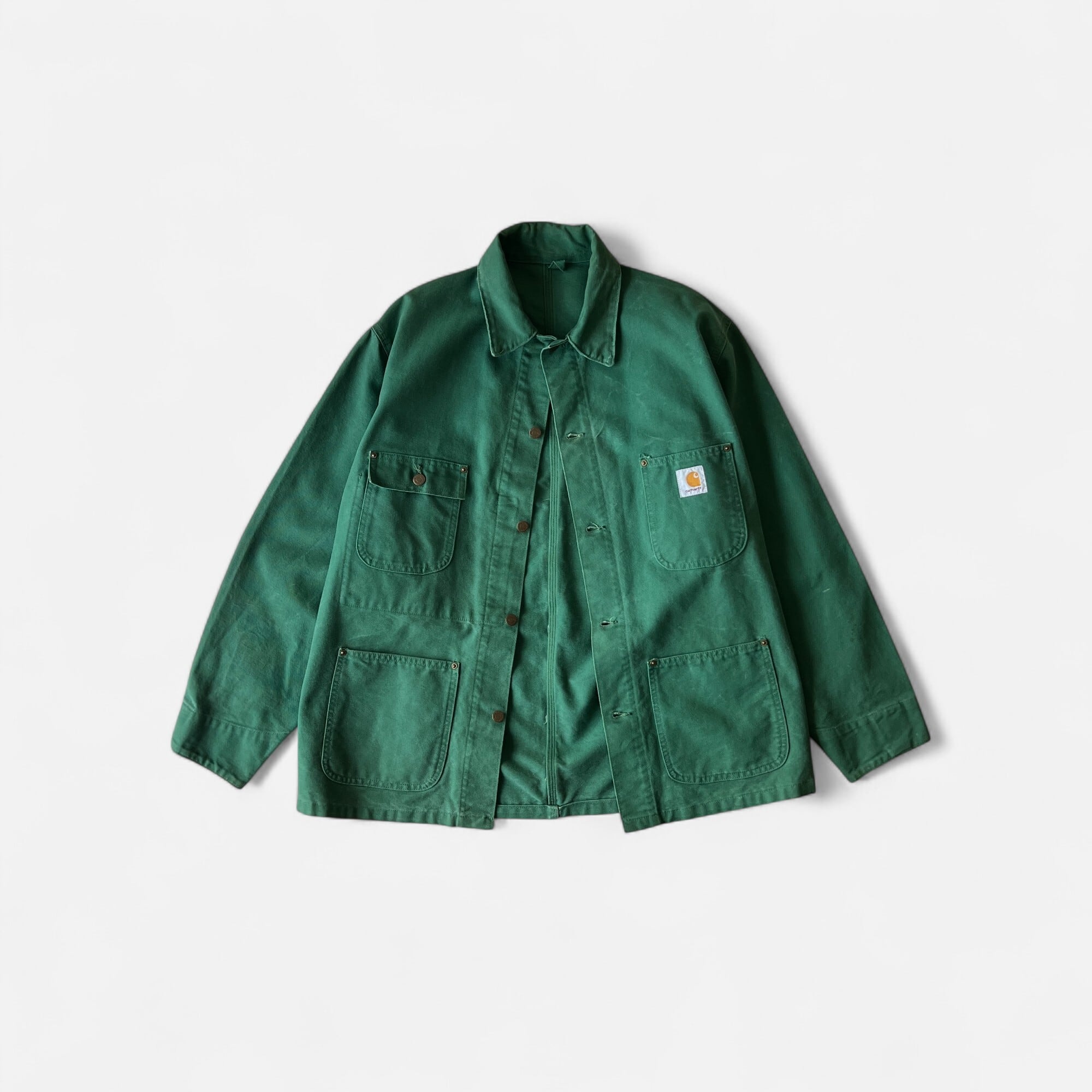 1994 Carhartt Michigan Chore Coat CU1058 Cactus L | assemble store