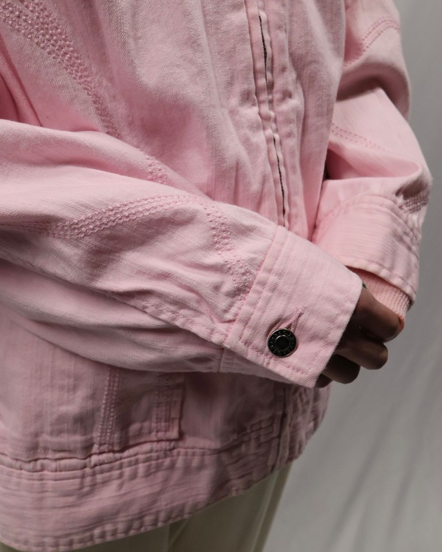 coloring zip up denim jacket