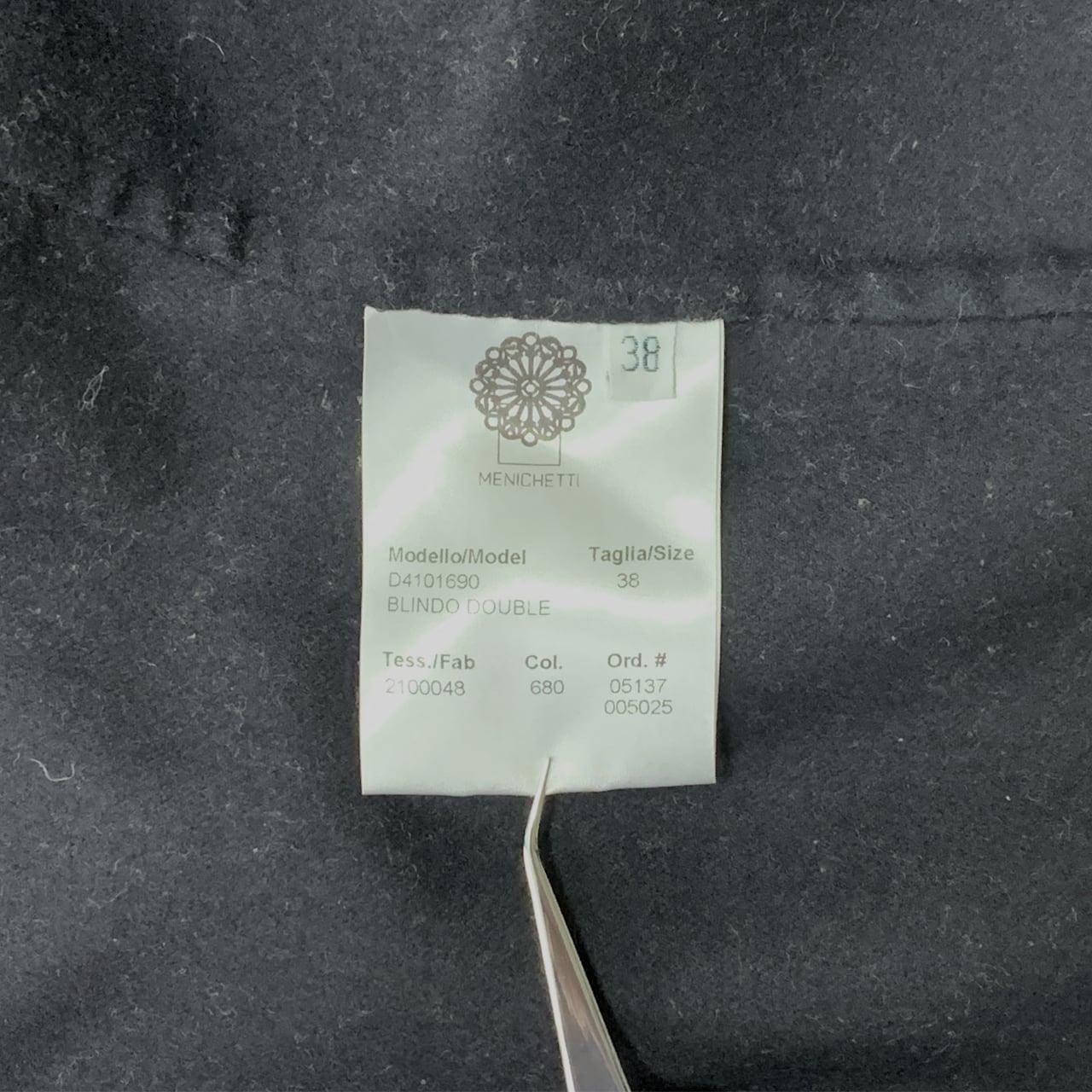 2006-07FW Menichetti クロップドワイドウールコート 2006-07FW