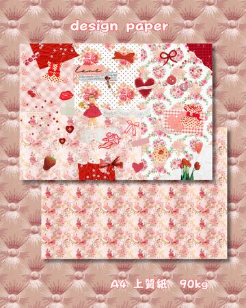 【7月/月末SALE♡桃6】デザインペーパー/コラージュシート45枚888円 7月/月末SALE♡桃6】デザインペーパー/コラージュシート45枚888円 デザイン