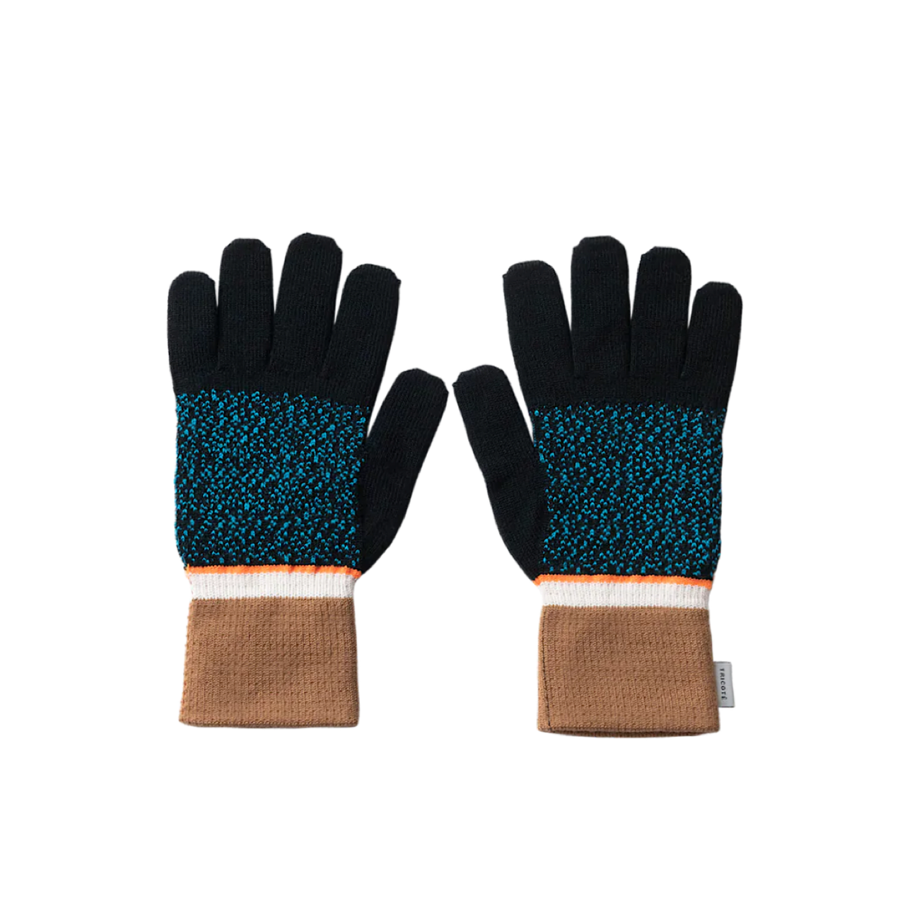 TRICOTÉ / melange gloves L