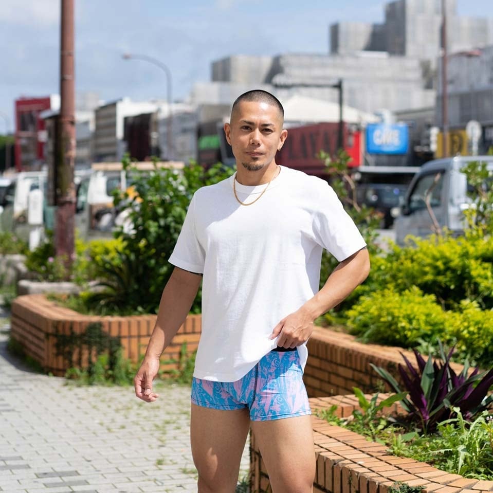 鶴亀本舗×イチグスクモード】グルクン柄ボクサーパンツ | イチグスクモード