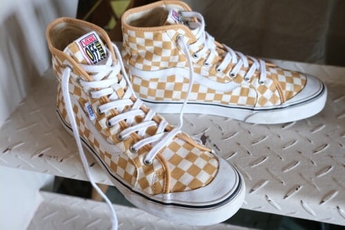 VANS unknown model canvas Hi Sneakers "SAMPLE" | GARYO