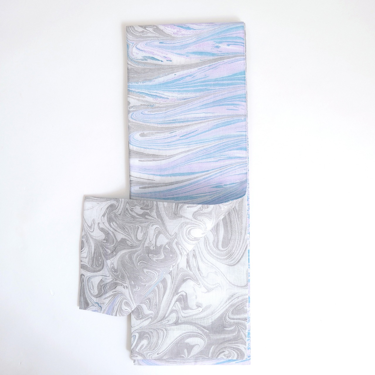 半巾帯 ［水墨画とヒッカキキズ］