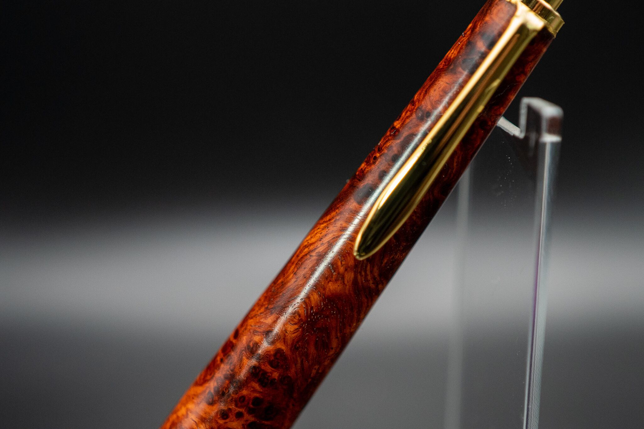 【朱色の銘木】 本花梨瘤杢極上 gold MP