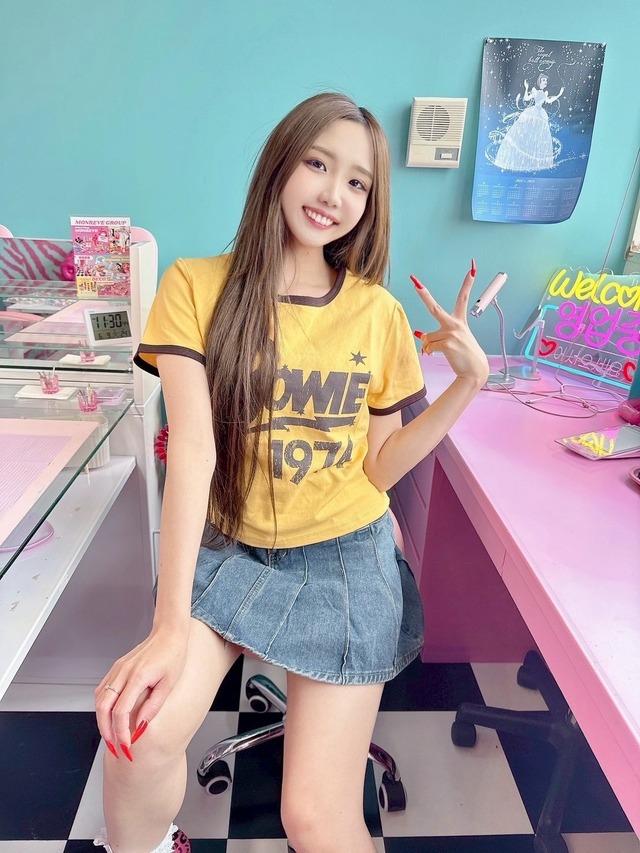 アメリカンレトロカラーTシャツ♡韓国/レディースファッション/トップス/半袖/レトロカラー（3-415）