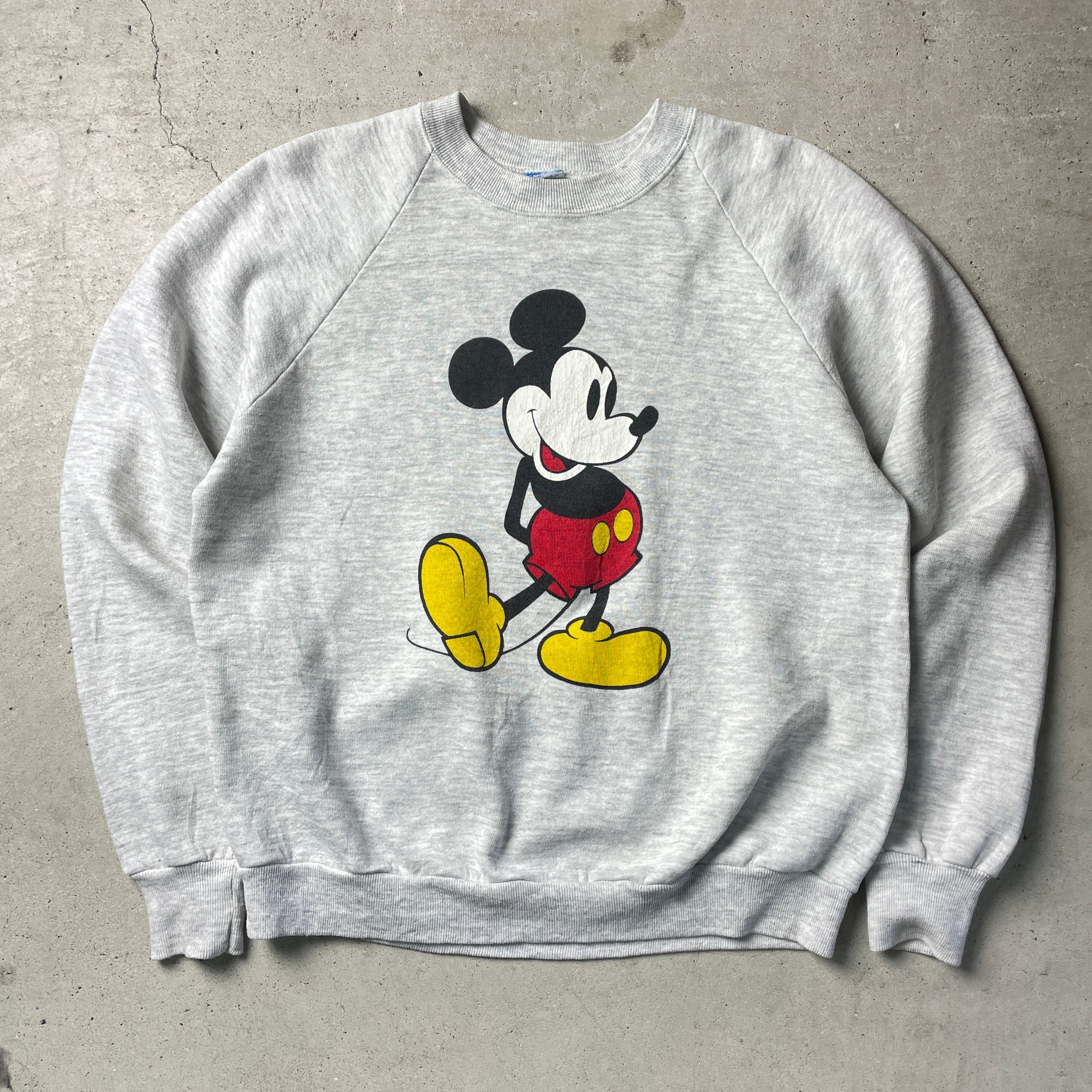 80年代 DISNEY ディズニー ミッキーマウス キャラクタープリント 
