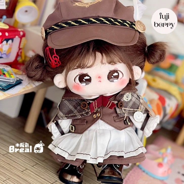 20cmぬい服】2タイプ 英国探偵コーデ 20cm着せ替えぬいぐるみ用