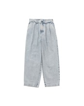 【#Re:room】TWO TUCK WIDE DENIM PANTS［REP321］