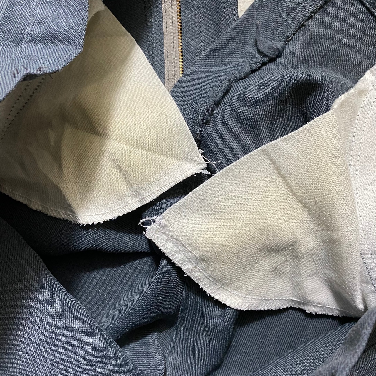 LEVI’S charcoal gray color polyester boots cut pants made in USA