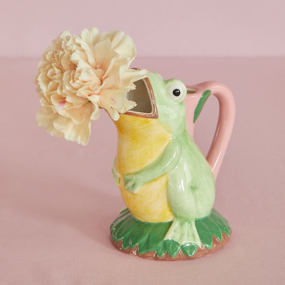rice】 花瓶／フラワーベース カエル 磁器 | 太陽ノ塔洋菓子店通販