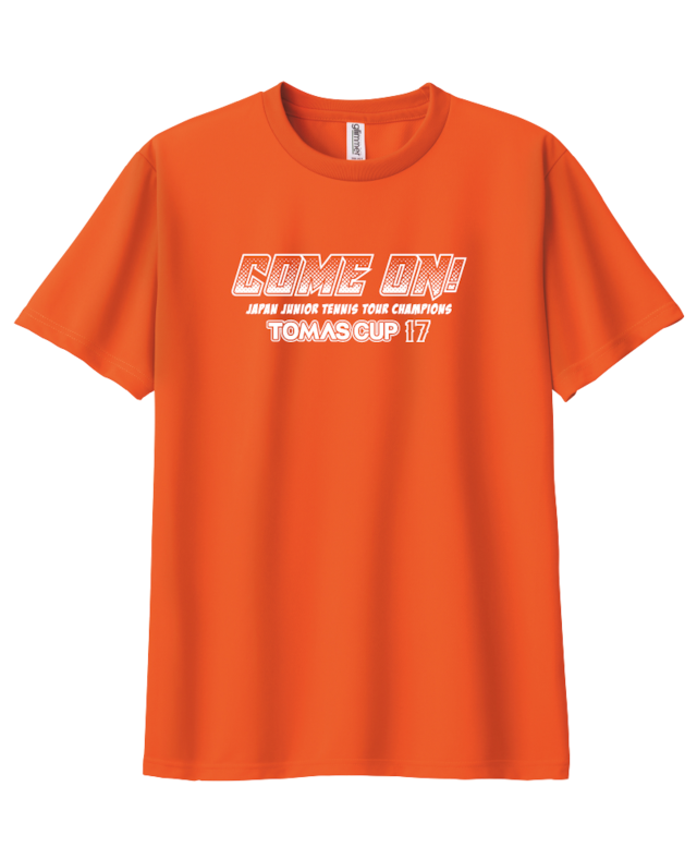 【TOMAS CUP】17th記念Tシャツ（サンセットオレンジ）