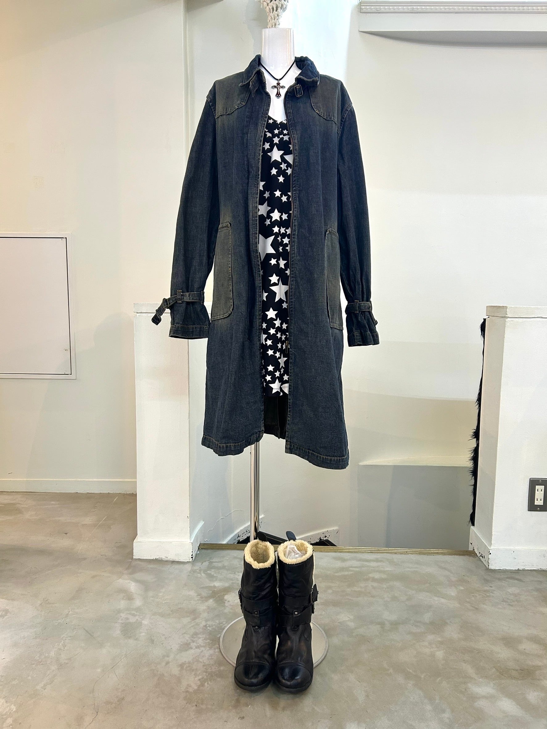Denim coat