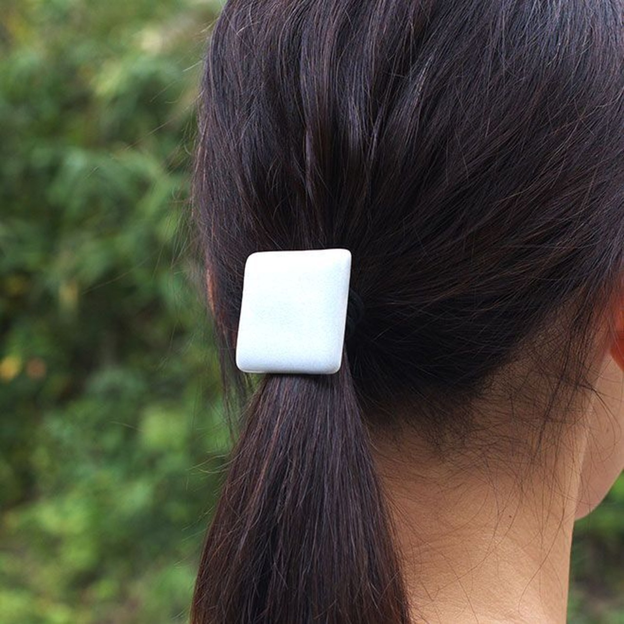 しかく　ヘアゴム