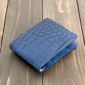 アリゲーター × MARGO マネークリップ スチールブルー