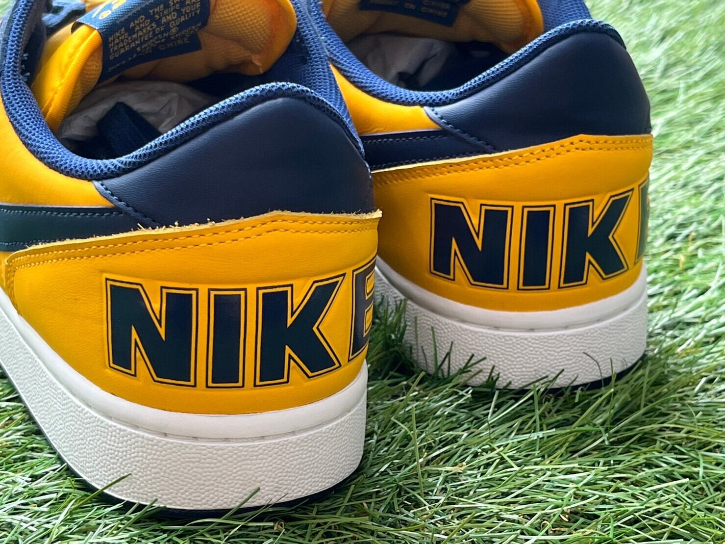 NIKE TERMINATOR LOW UNIVERSITY GOLD AND NAVY/MICHIGAN FJ4206-700