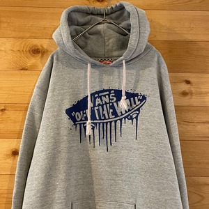 【VANS】スウェット プルオーバー パーカー フーディー L バンズ スケボー スケート hoodie