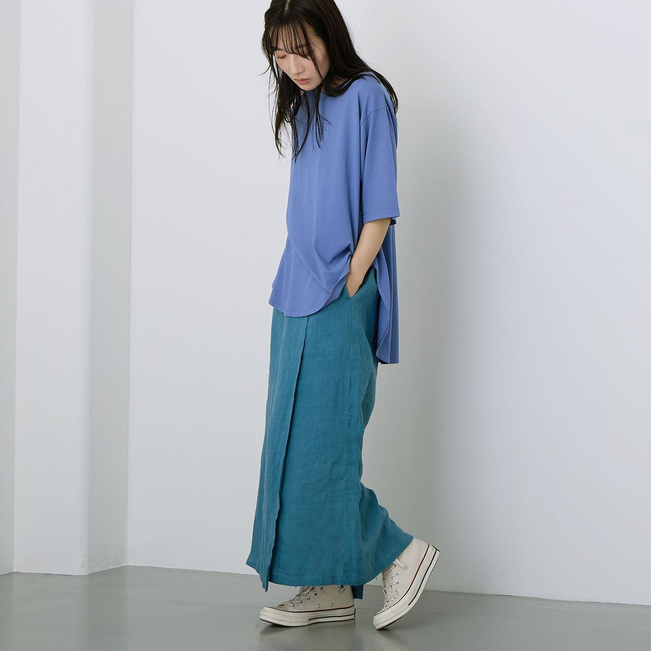 リネンラップ風デザインスカート /842116 | AUG ONLINE STORE リネンラップ風デザインスカート /842116 | AUG ONLINE STORE