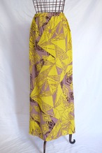 Pattern long skirt